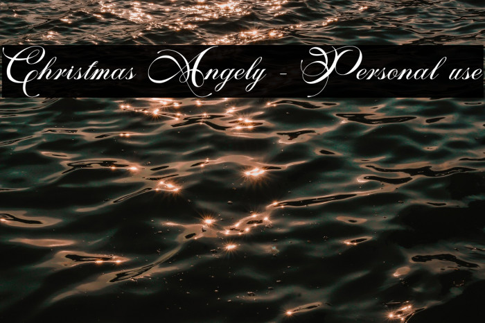 Christmas Angely - Personal use Example 1