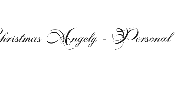 Christmas Angely - Personal use Logo