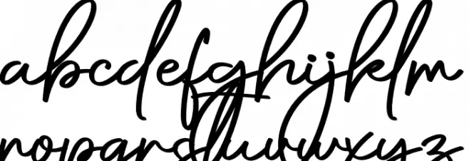 Christmas Baby Schriftart Kleinbuchstaben