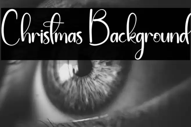 Christmas Background フォント examples