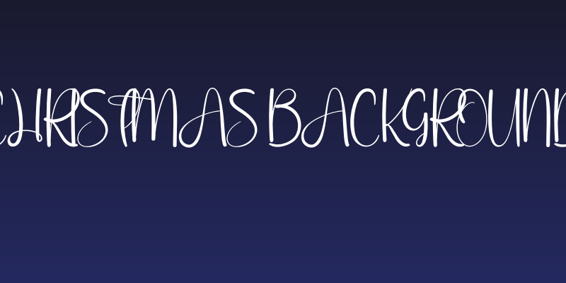 Christmas Background Social Header