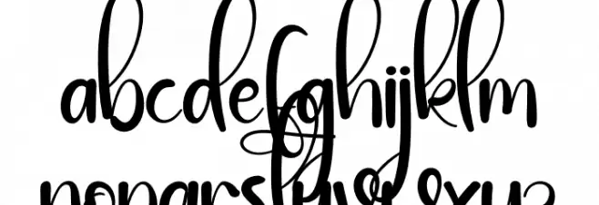 Christmas Background フォント 小文字