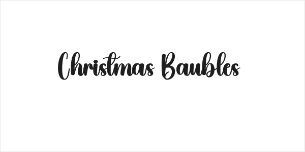 Christmas Baubles Logo