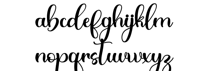 Christmas Bear - Personal Use Font LOWERCASE