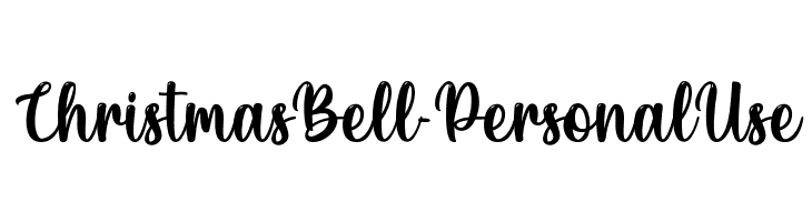 Christmas Bell - Personal Use  font caratteri gratis