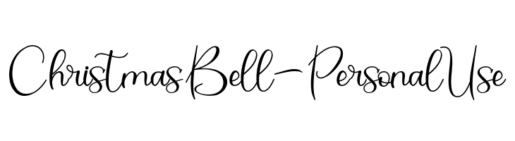 Christmas Bell - Personal Use  Descarca Fonturi Gratis