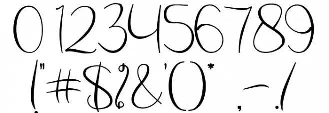 Christmas Bell - Personal Use Font OTHER CHARS