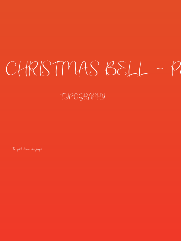 Christmas Bell - Personal Use Poster