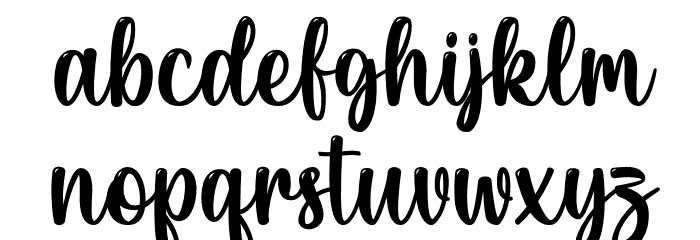 Christmas Bell - Personal Use Font LOWERCASE