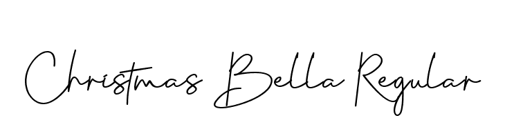 Christmas Bella Regular  Free Fonts Download