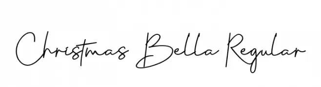 Christmas Bella Regular  baixar fontes gratis