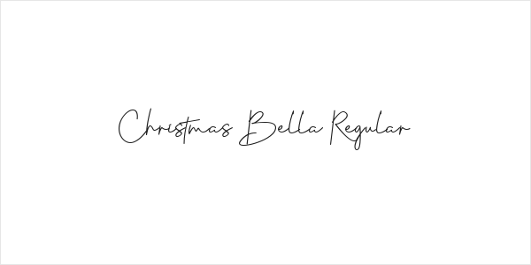 Christmas Bella Regular Logo