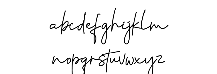 Christmas Bella Regular Font LOWERCASE