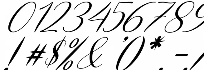 Christmas Bells Italic Font OTHER CHARS