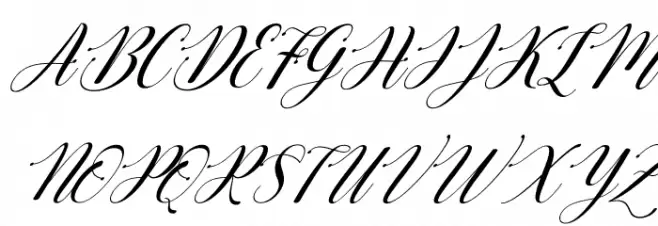 Christmas Bells Italic Caratteri MAIUSCOLE