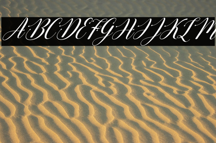 Christmas Bells Italic Example 1