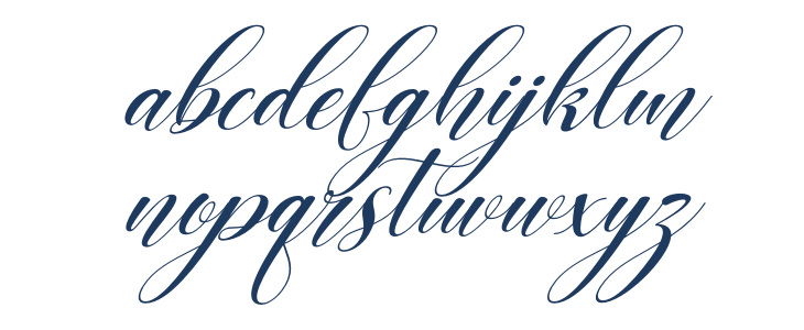 Christmas Bells Italic Lowercase