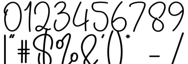 Christmas Birthday Шрифта ДРУГИЕ символов