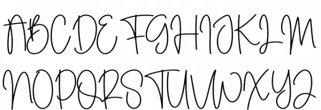 Christmas Birthday Шрифта ВЕРХНИЙ