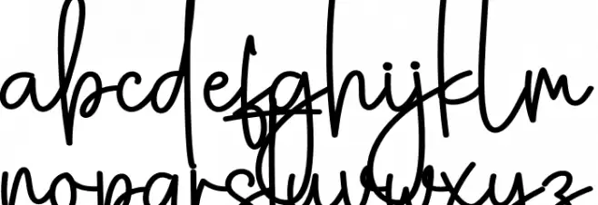 Christmas Birthday Шрифта строчной