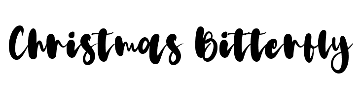 Christmas Bitterfly Frei Schriftart Herunterladen