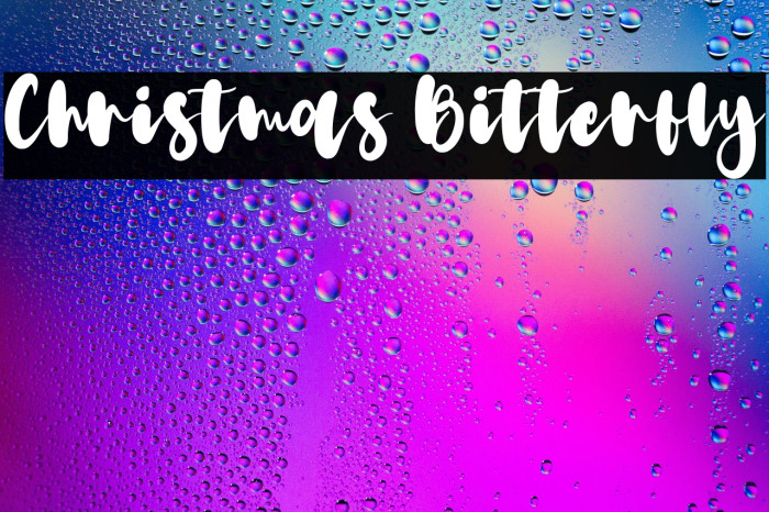 Christmas Bitterfly Example 1