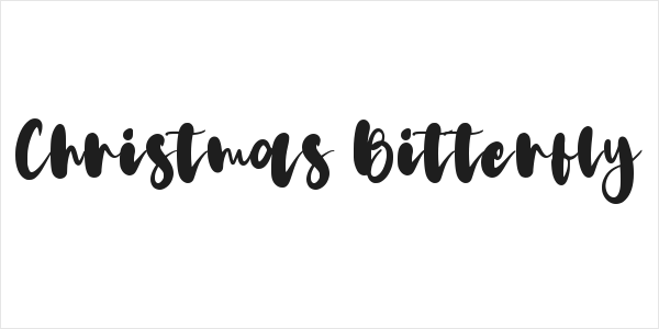 Christmas Bitterfly Logo
