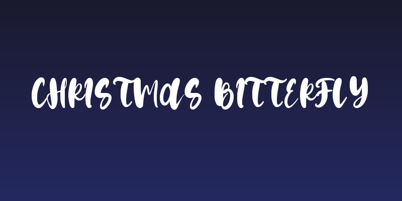 Christmas Bitterfly Social Header