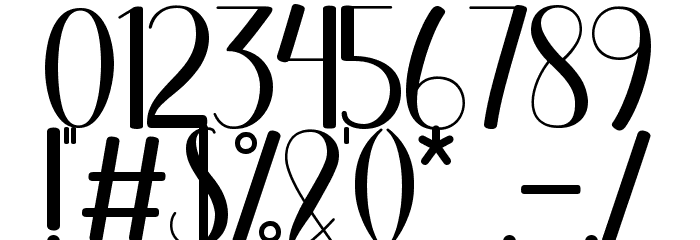 Christmas Bless - Personal Use Font OTHER CHARS