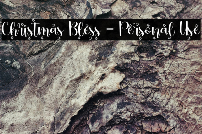 Christmas Bless - Personal Use Example 1