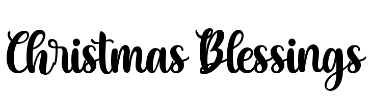 Christmas Blessings  Descarca Fonturi Gratis