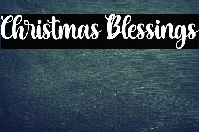 Christmas Blessings Example 2