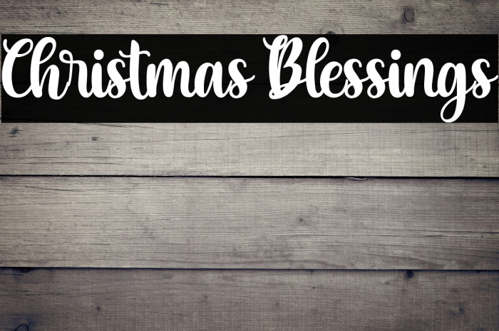 Christmas Blessings Example 3