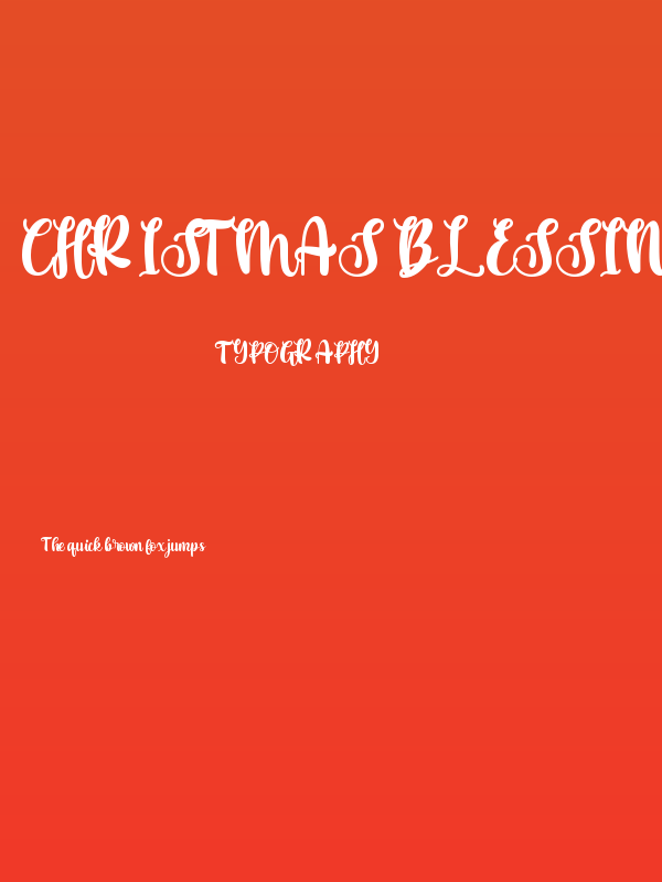 Christmas Blessings Poster