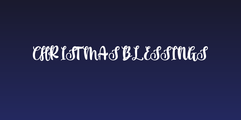 Christmas Blessings Social Header