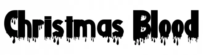 Christmas Blood font caratteri gratis