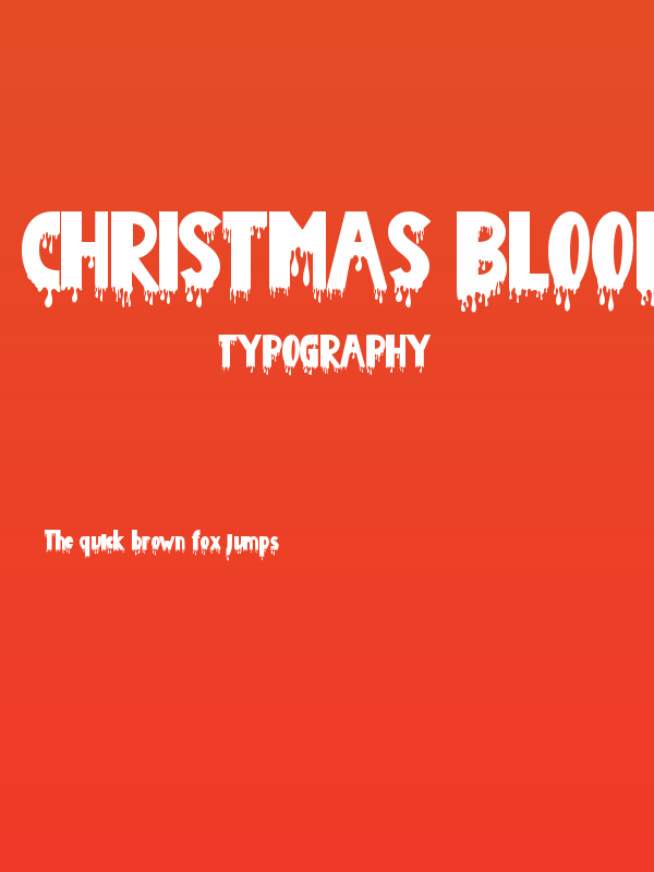 Christmas Blood Poster