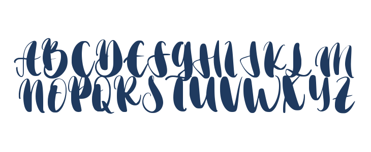 Christmas Bloom Uppercase