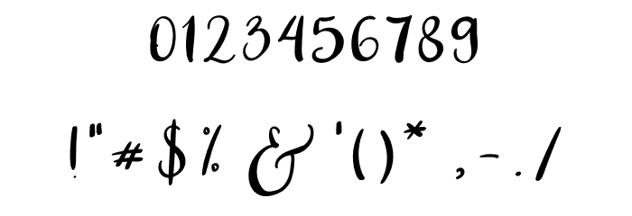 Christmas Blossom Font OTHER CHARS
