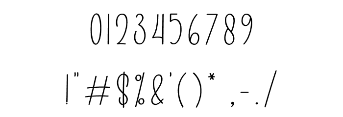 Christmas Blowing Font OTHER CHARS
