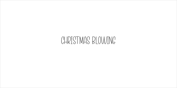 Christmas Blowing Logo