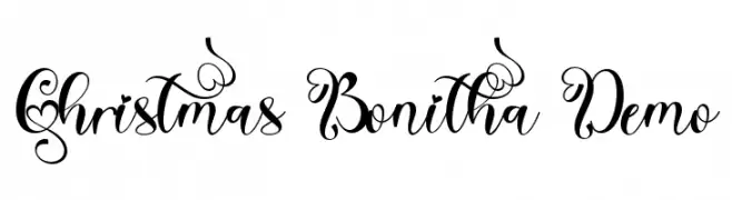 Christmas Bonitha Demo font caratteri gratis