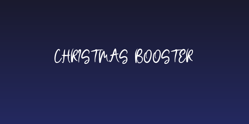 Christmas Booster Social Header