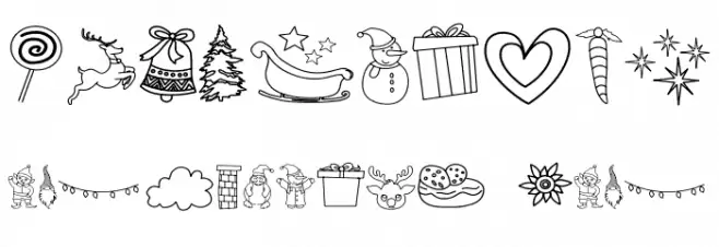 Christmas Box Font OTHER CHARS