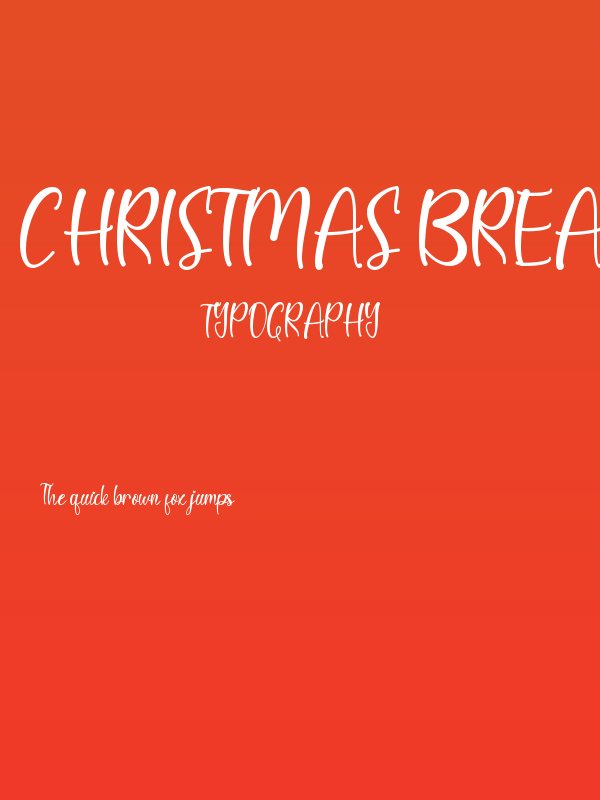 Christmas Break Poster