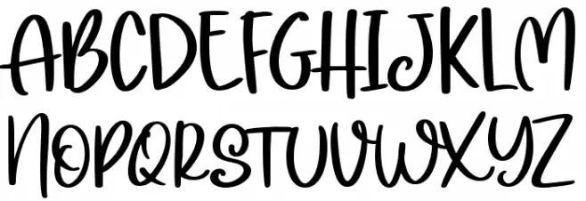 Christmas Breakfast Polices MAJUSCULES