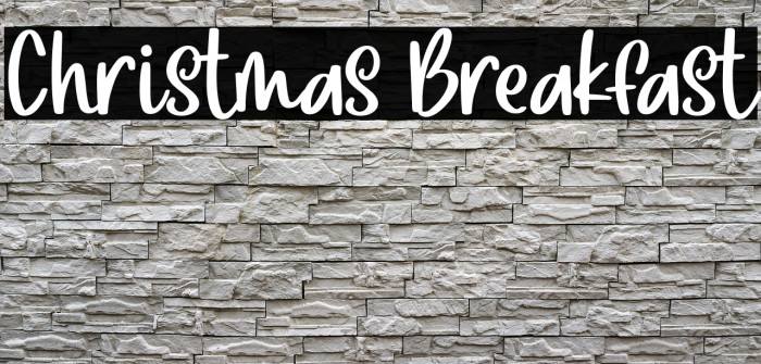 Christmas Breakfast Example 3