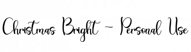 Christmas Bright - Personal Use  baixar fontes gratis