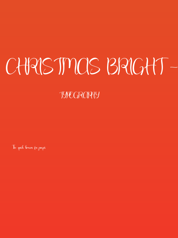 Christmas Bright - Personal Use Poster