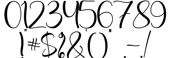 Christmas Bright Font OTHER CHARS